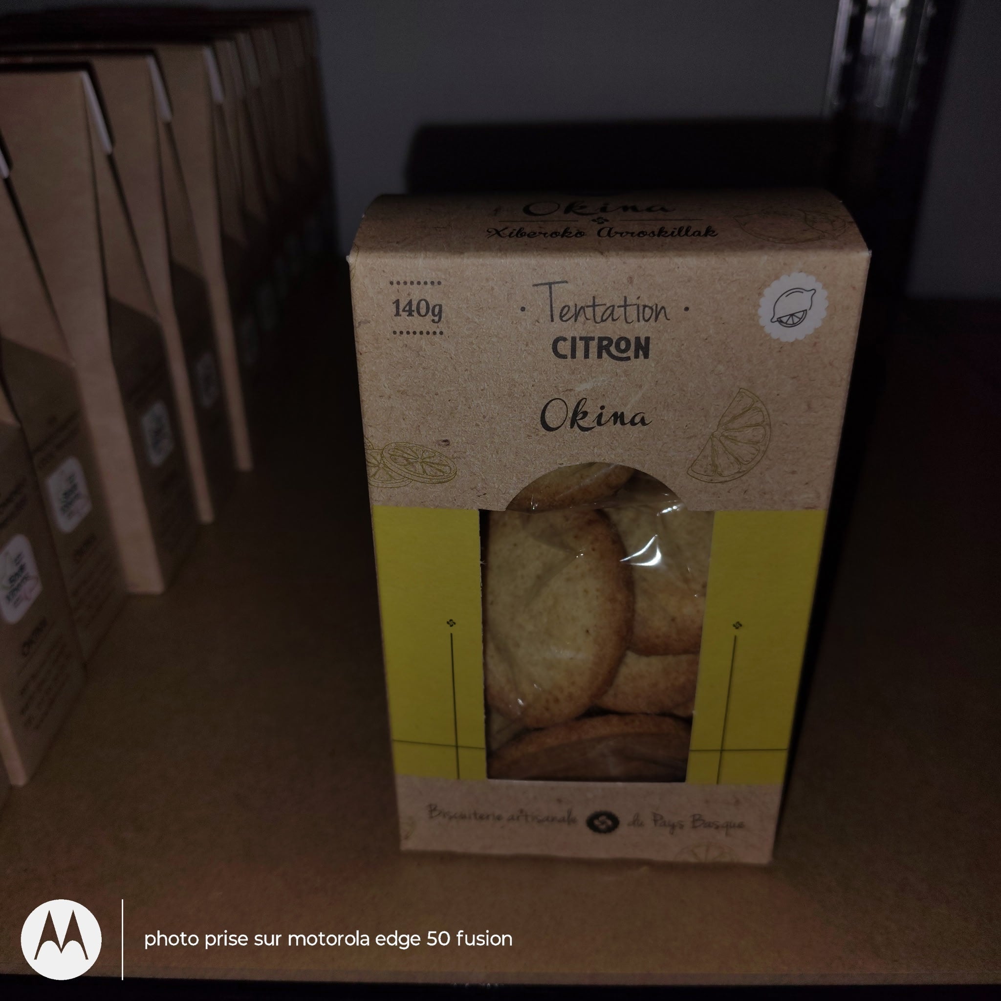 Biscuits Tentation citron