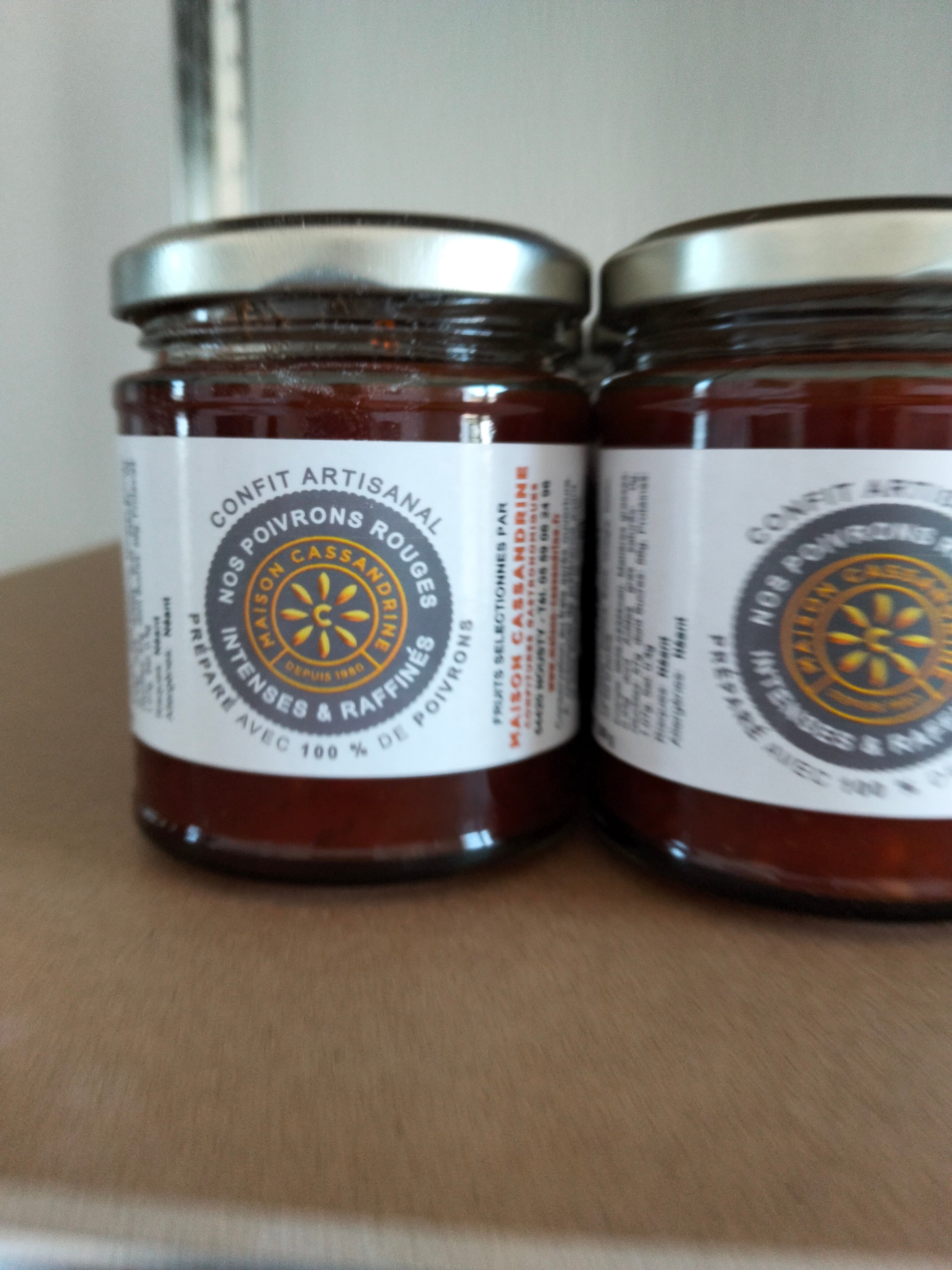 Confit de poivron rouge