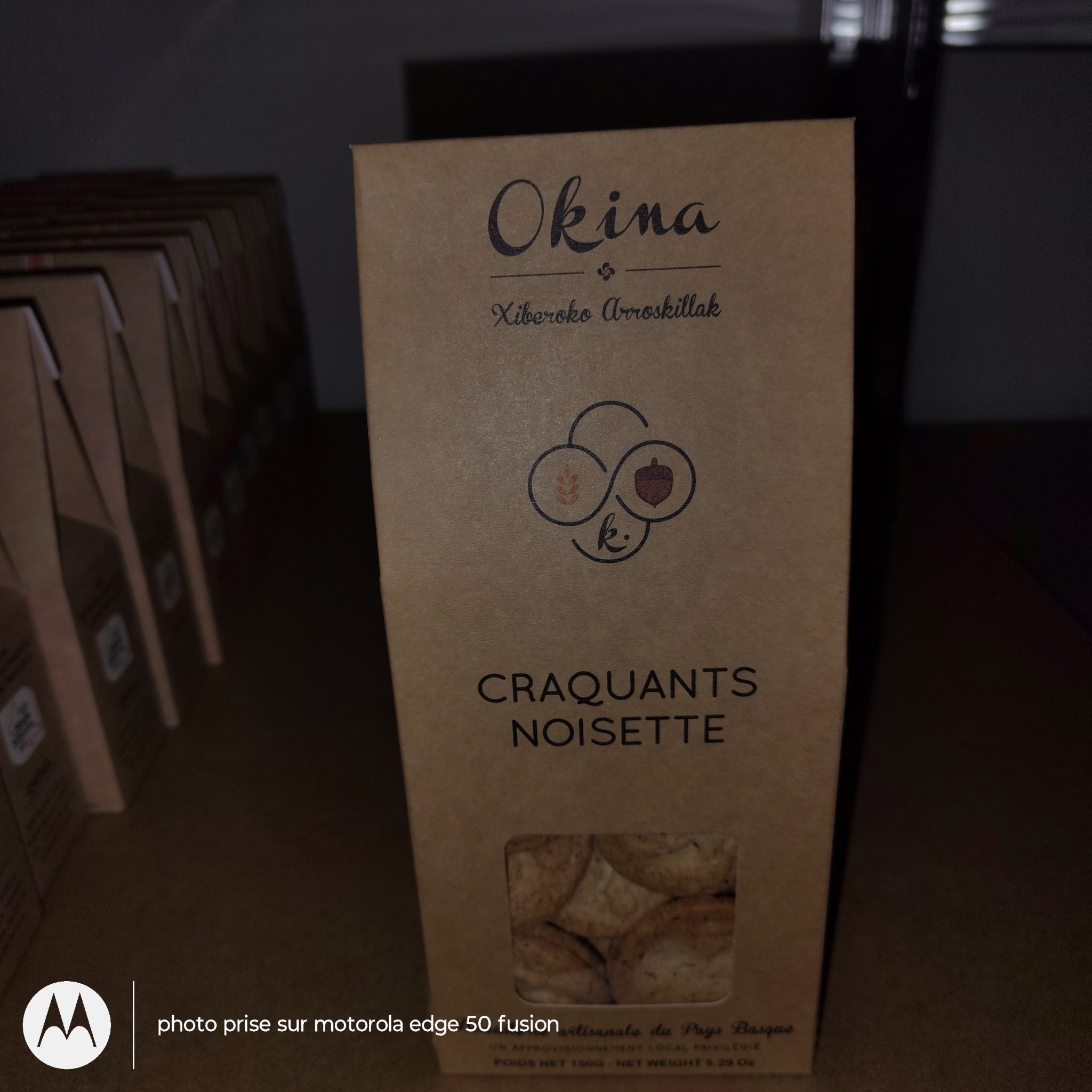 Biscuits craquant noisette