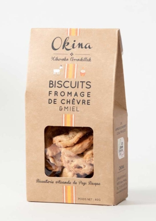 Biscuit Fromage de chèvre et miel
